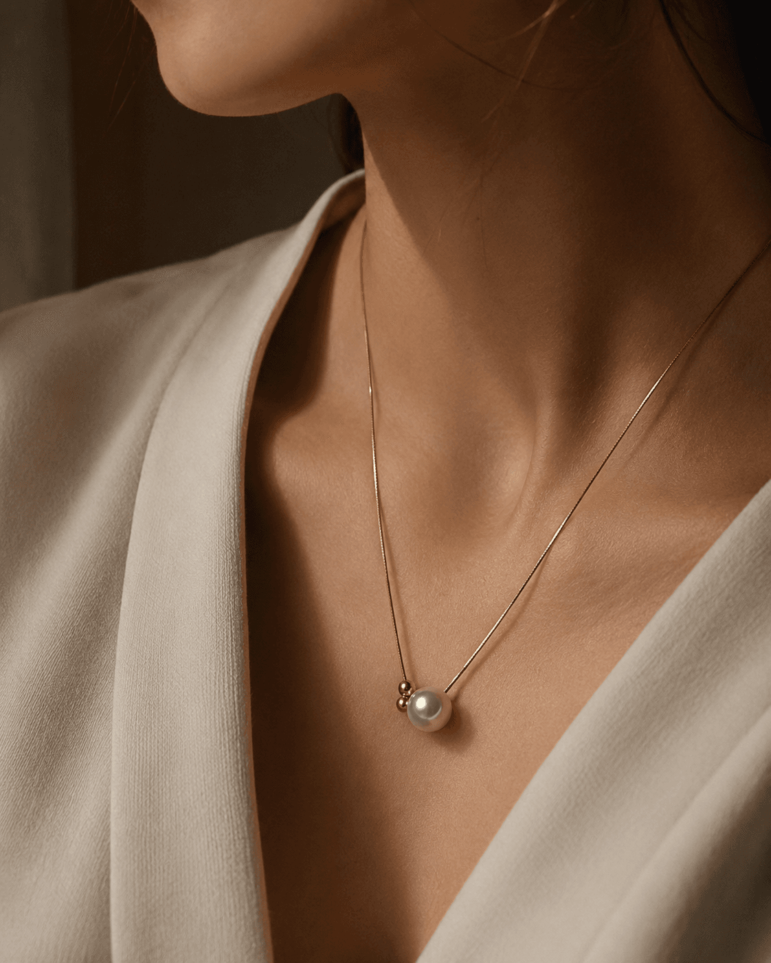 Aurora Pearl Pendant Necklace